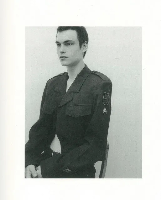 2005 Broad-shouldered Military Jacket with Architectural Pleats