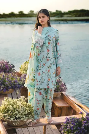 3 Piece Unstitched Embroidered Suit | 406-B