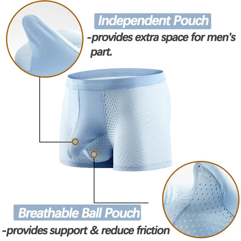 4 Pack Mesh Breathable Ball Hammock Underwear