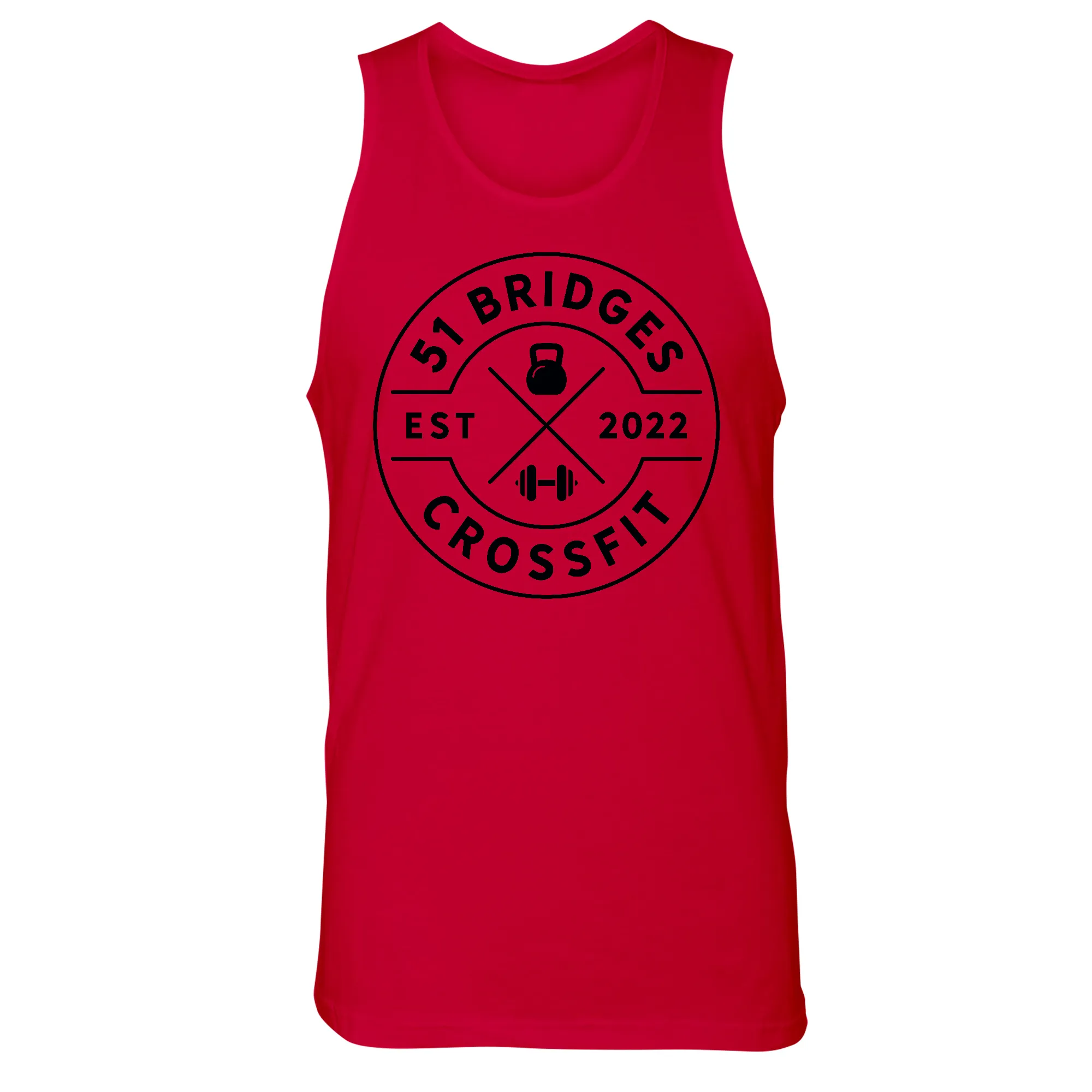 51 Bridges CrossFit Round Mens - Tank Top