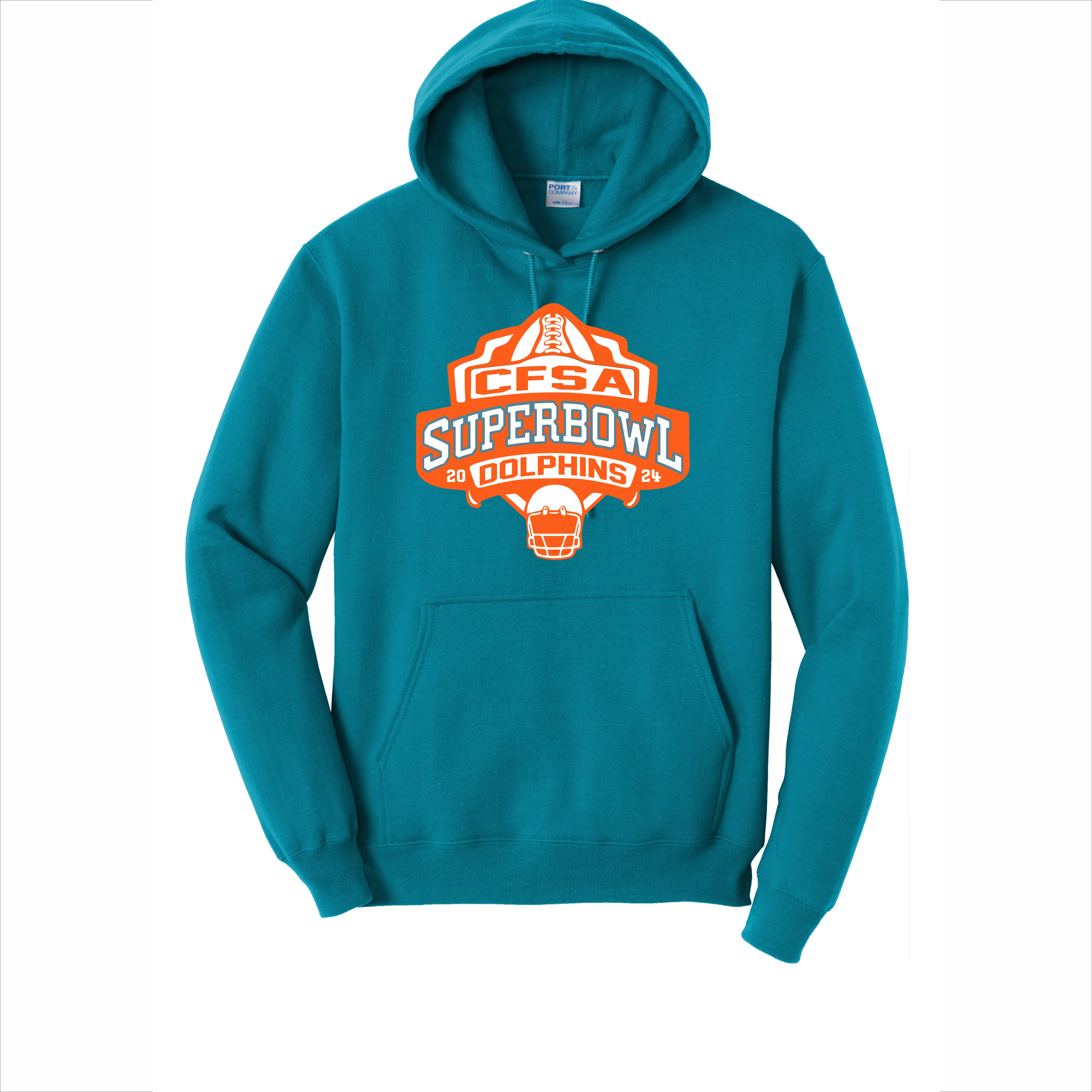 ADULT -CFSA Dolphins Superbowl Hoodie 2024