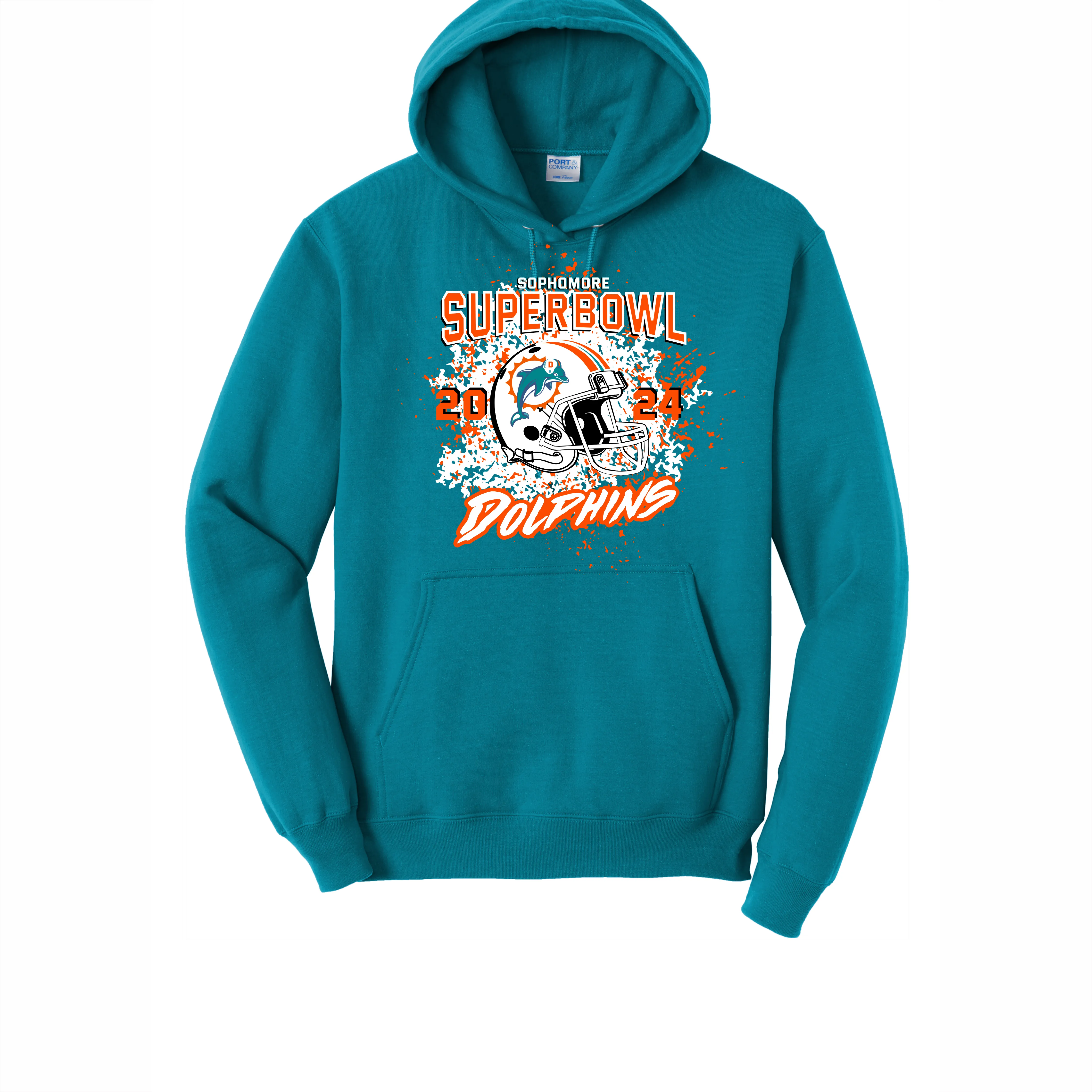 ADULT - SOPHOMORE Dolphins Superbowl Hoodie 2024