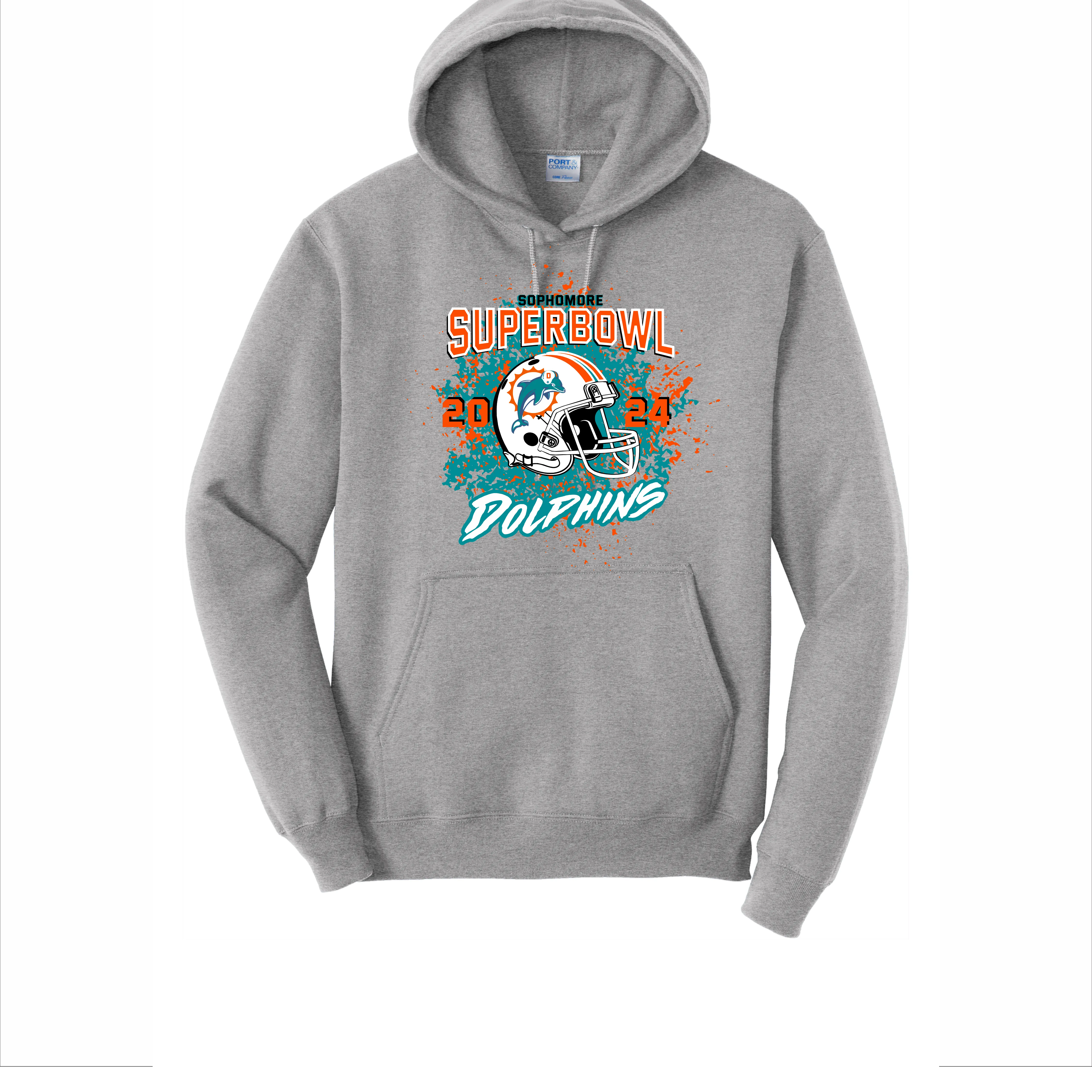 ADULT - SOPHOMORE Dolphins Superbowl Hoodie 2024