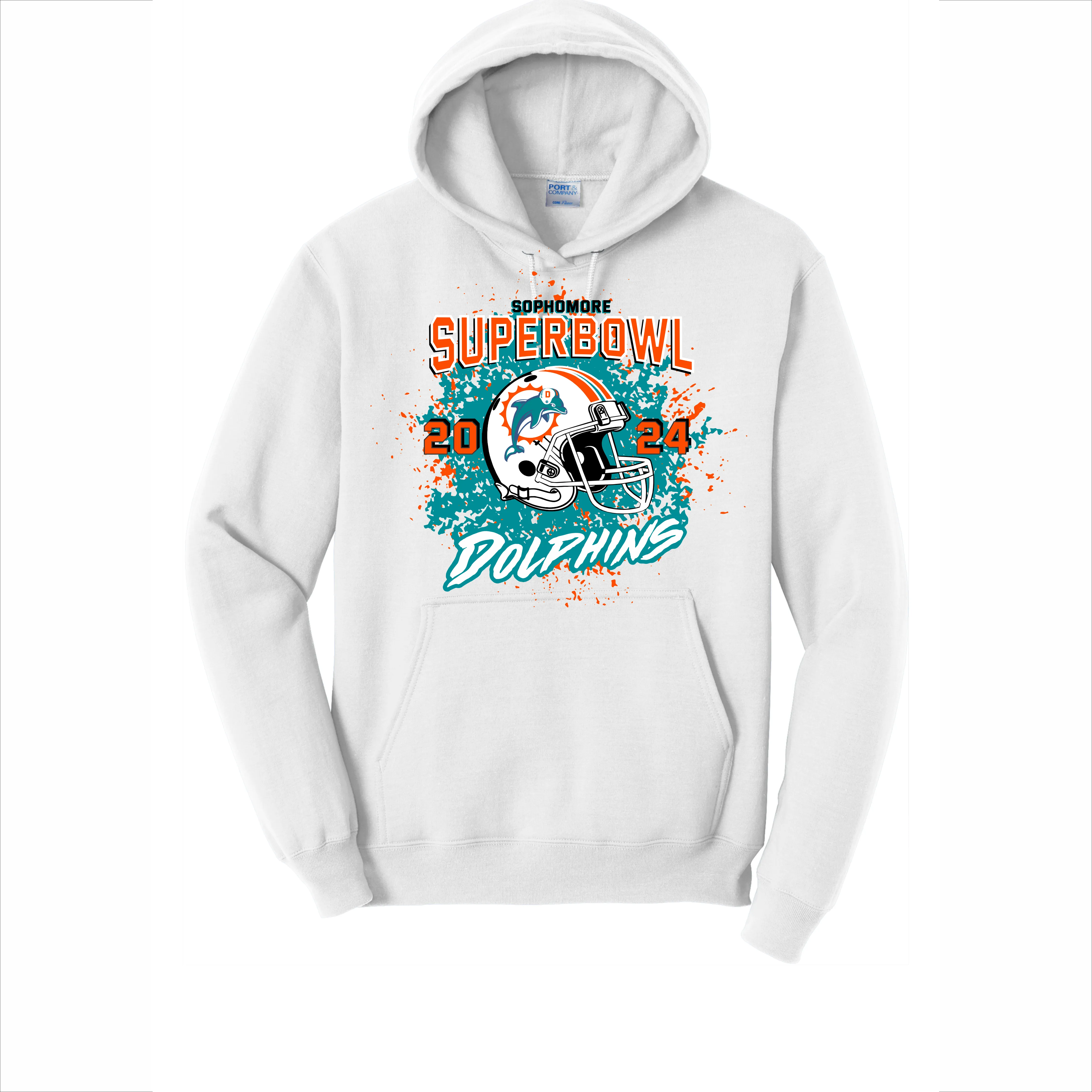 ADULT - SOPHOMORE Dolphins Superbowl Hoodie 2024