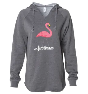 Airstream Flamingo Script Super Soft Women's Hoodie