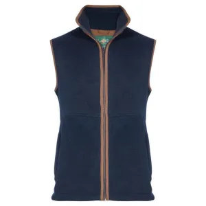 Alan Paine Aylsham Kids Fleece Waistcoat - Dark Navy