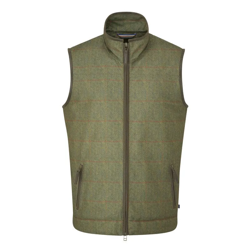 Alan Paine Didsmere Mens Gilet - Olive