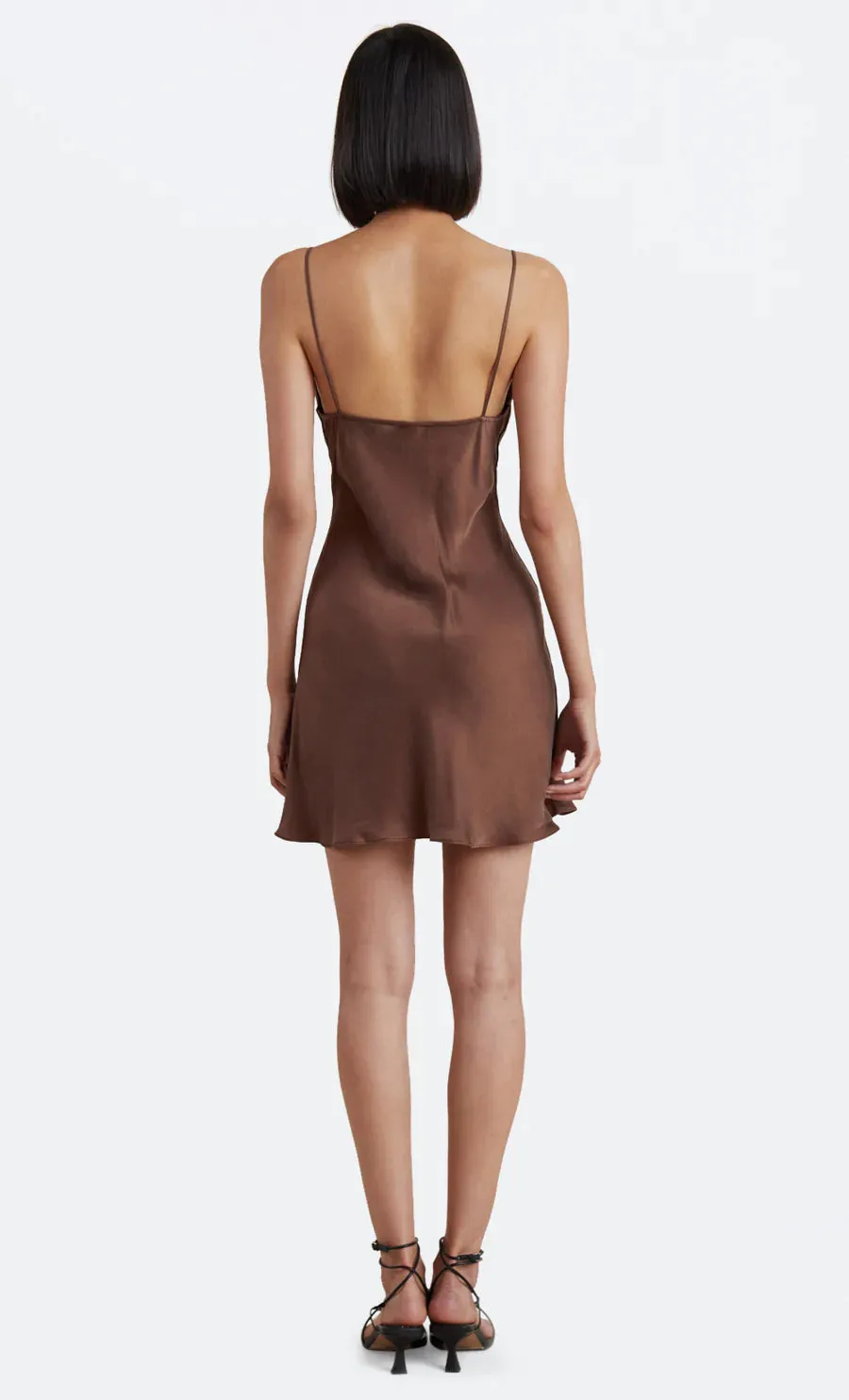 Amber Mini Dress - Chocolate