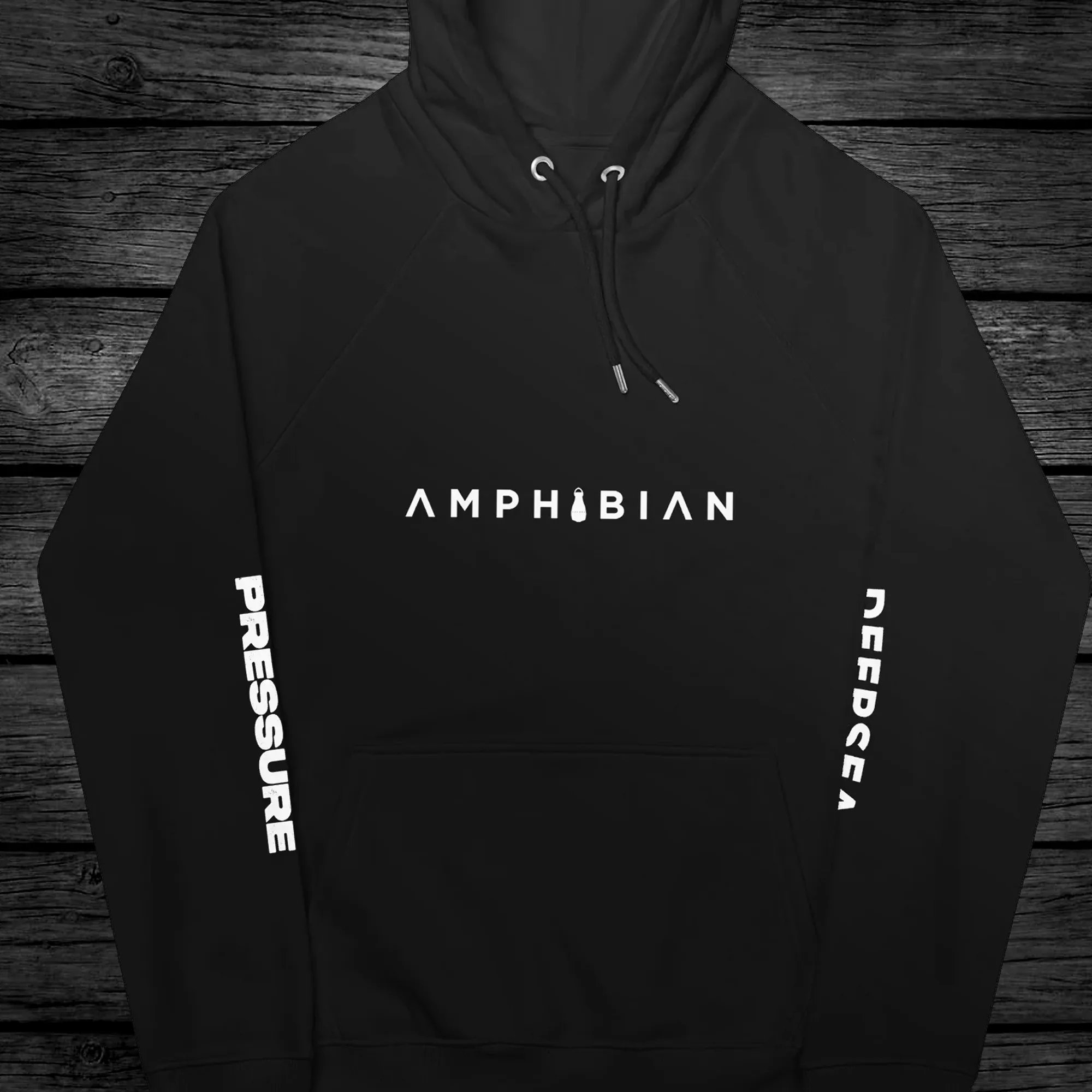 AMPHIBIAN® Made Under Pressure® Unisex eco raglan hoodie