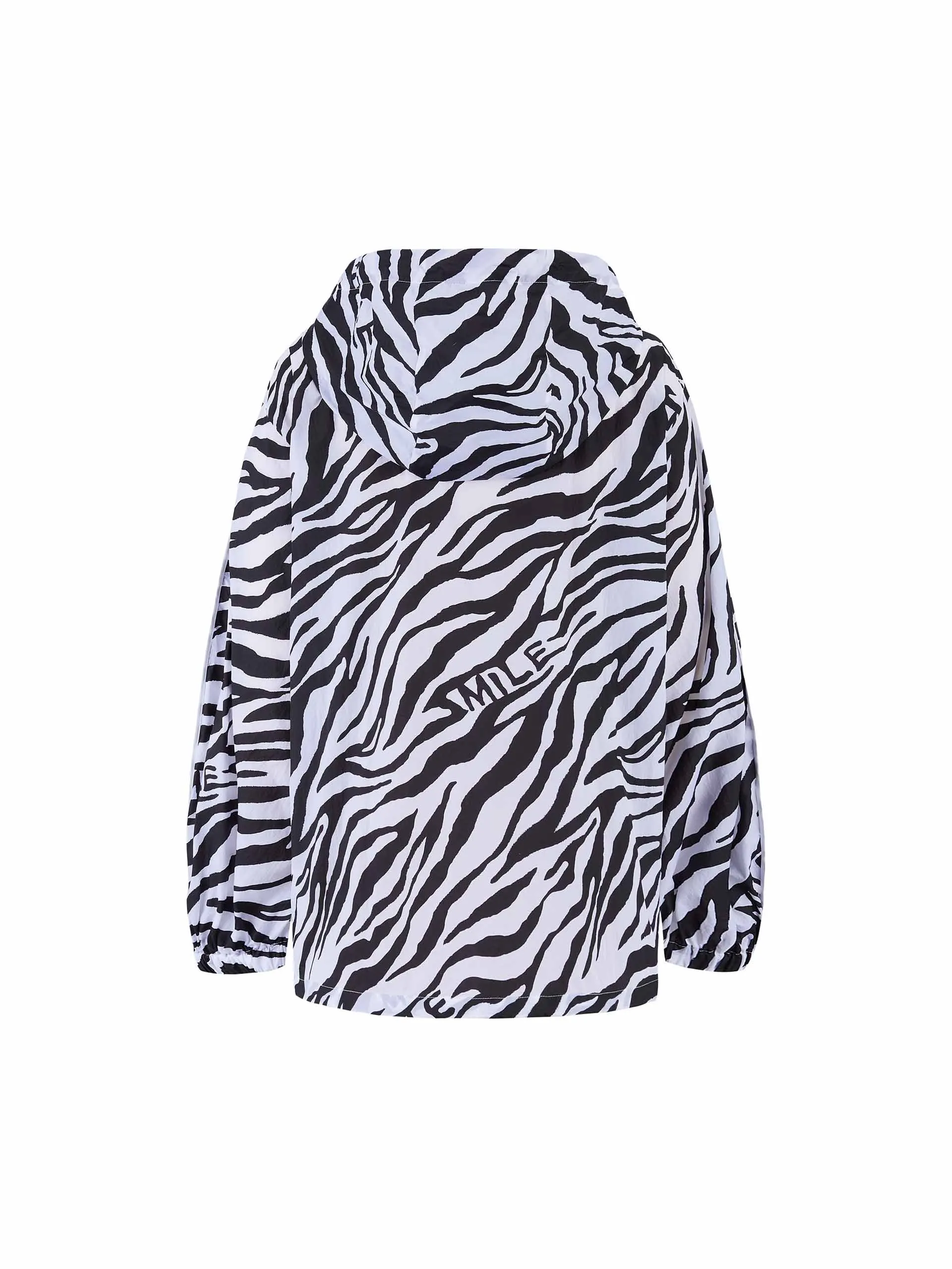 Animal Print Hood Jacket