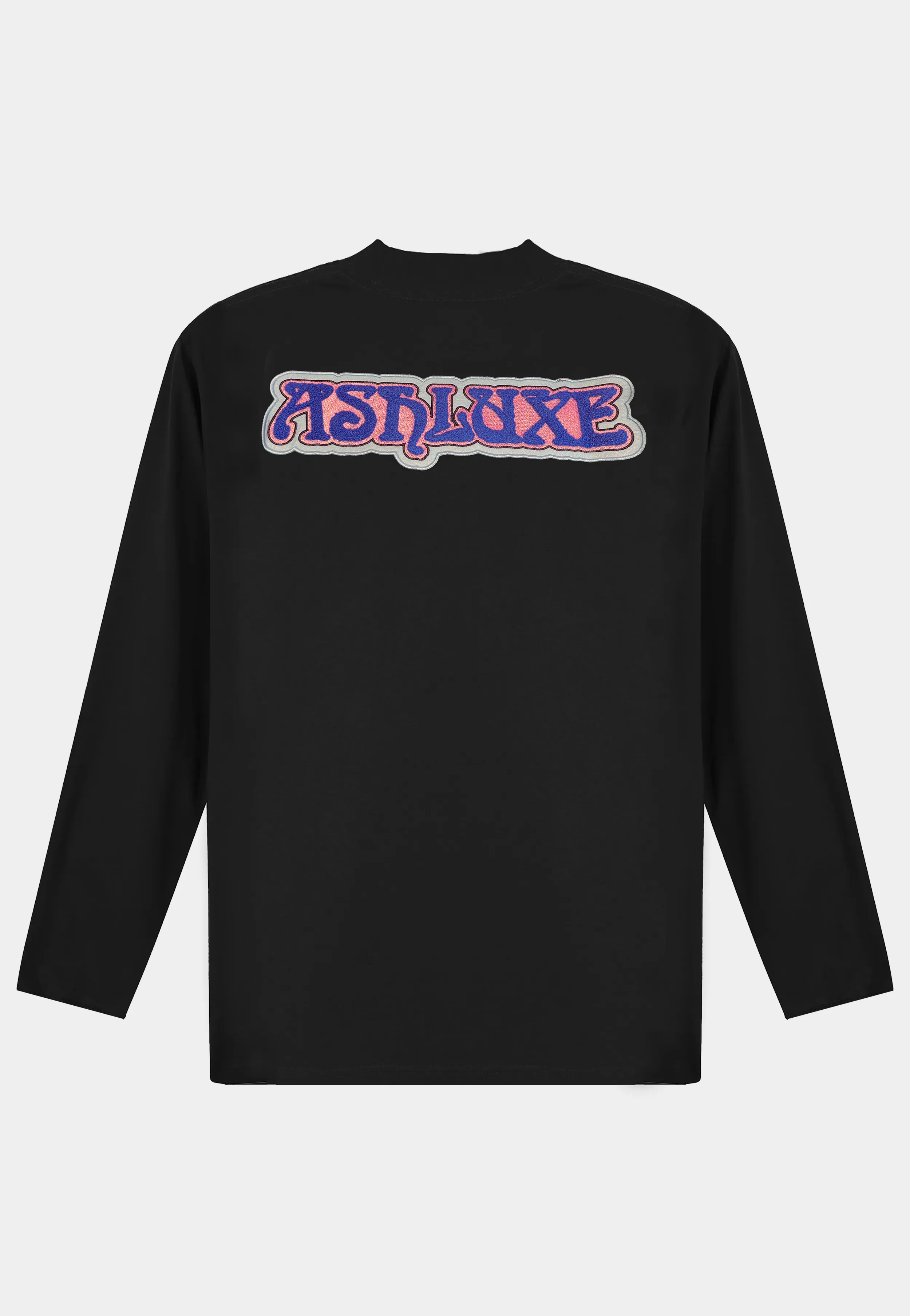 Ashluxe Patch Logo Hoodie Black