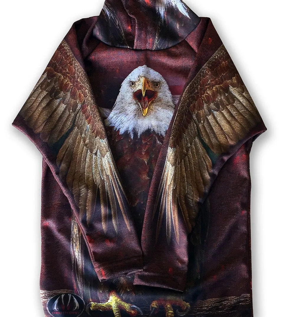 BALD EAGLE USA Hoodie Sport Shirt by MOUTHMAN®