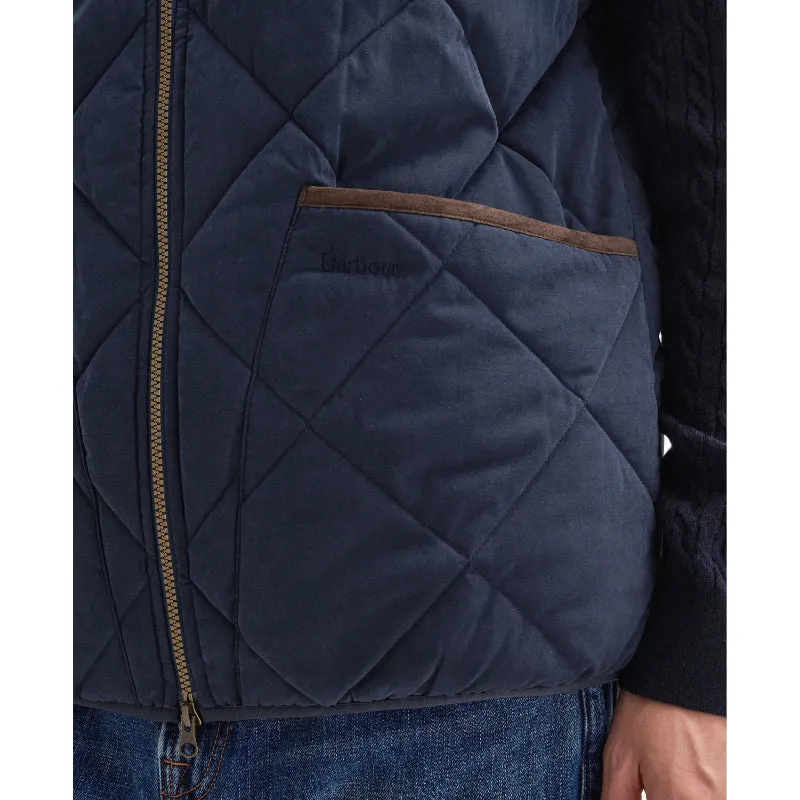 Barbour Country Liddesdale Quilted Mens Gilet - Navy