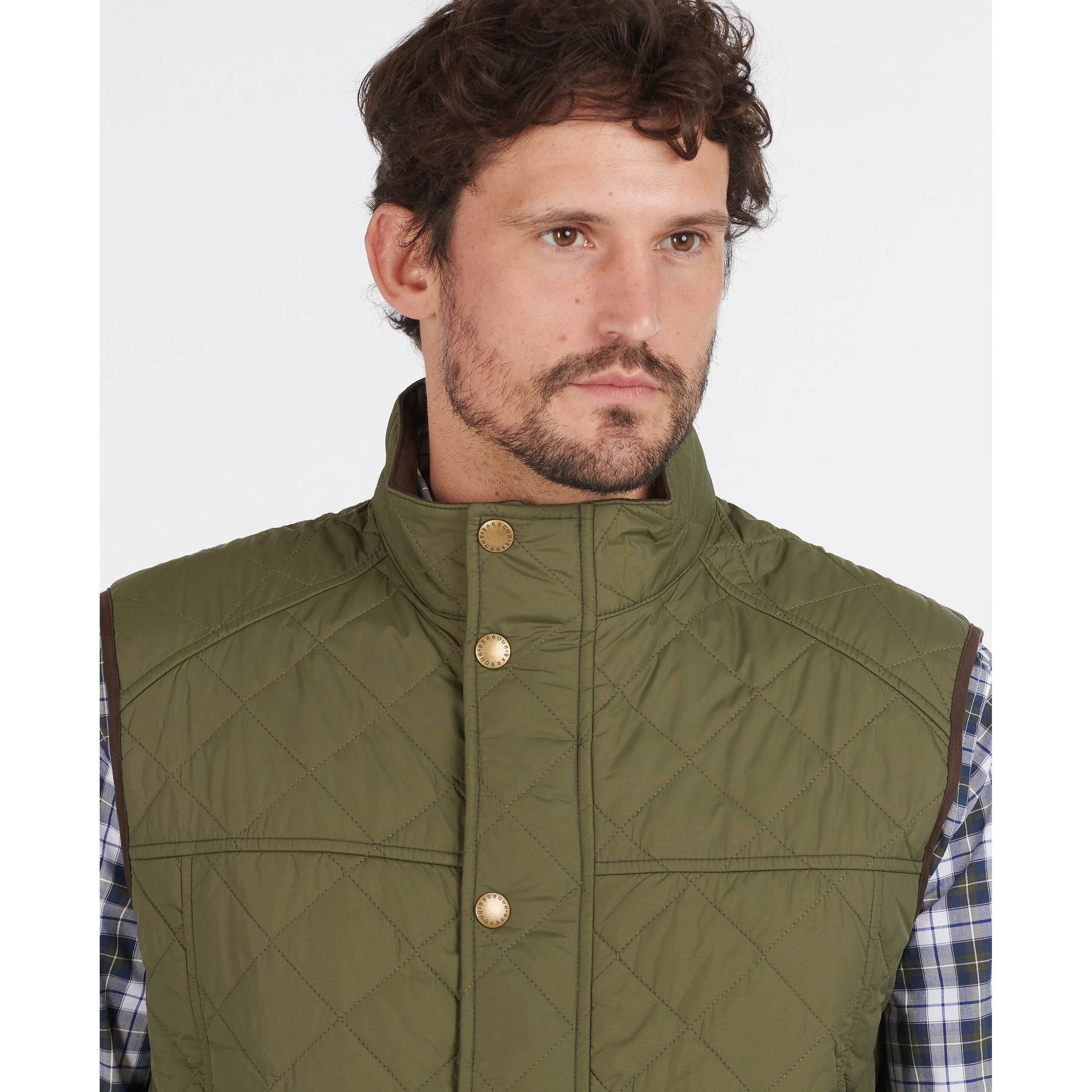 Barbour Explorer Mens Quilt Gilet - Mid Olive