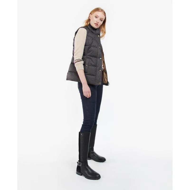 Barbour Foxglove Ladies Baffle Gilet - Hessian