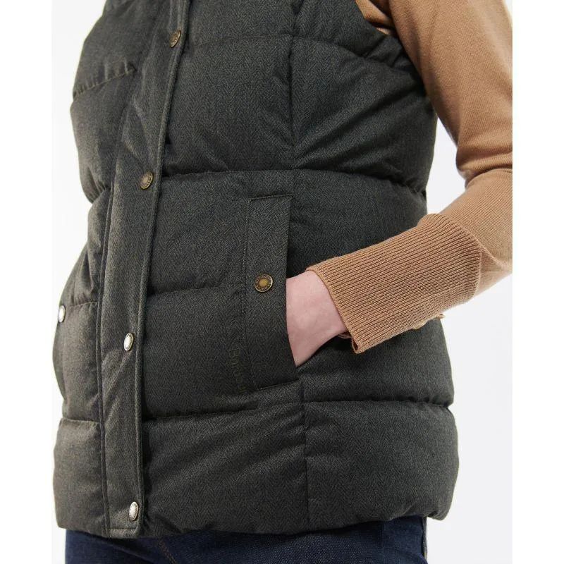 Barbour Foxglove Ladies Baffle Gilet - Olive