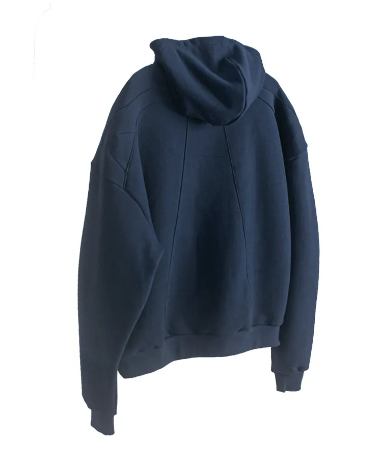 Bat hoodie blue