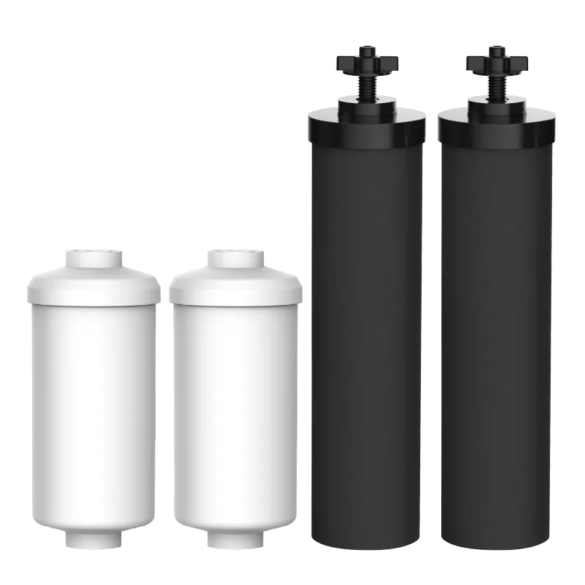 Black Elements & Fluoride Filters Replacement for Waterdrop King Tank Systems and Other Gravity-fed Filtration Systems