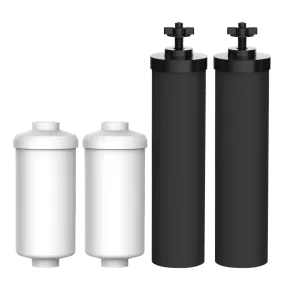 Black Elements & Fluoride Filters Replacement for Waterdrop King Tank Systems and Other Gravity-fed Filtration Systems