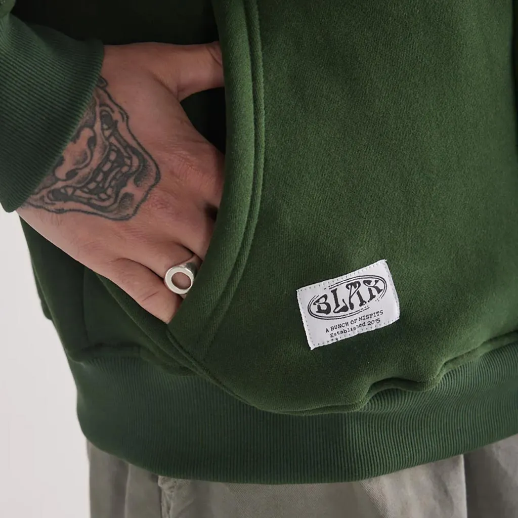 Blak Zippo Hoodie - Green