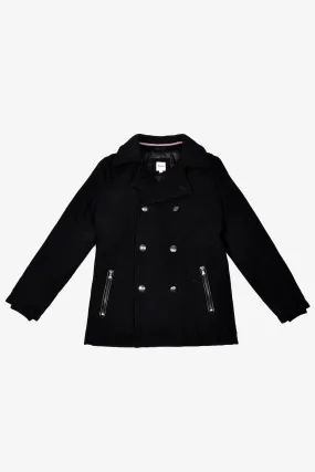 Boss Hugo Boss Black Wool Peacoat Size 10Y Kids