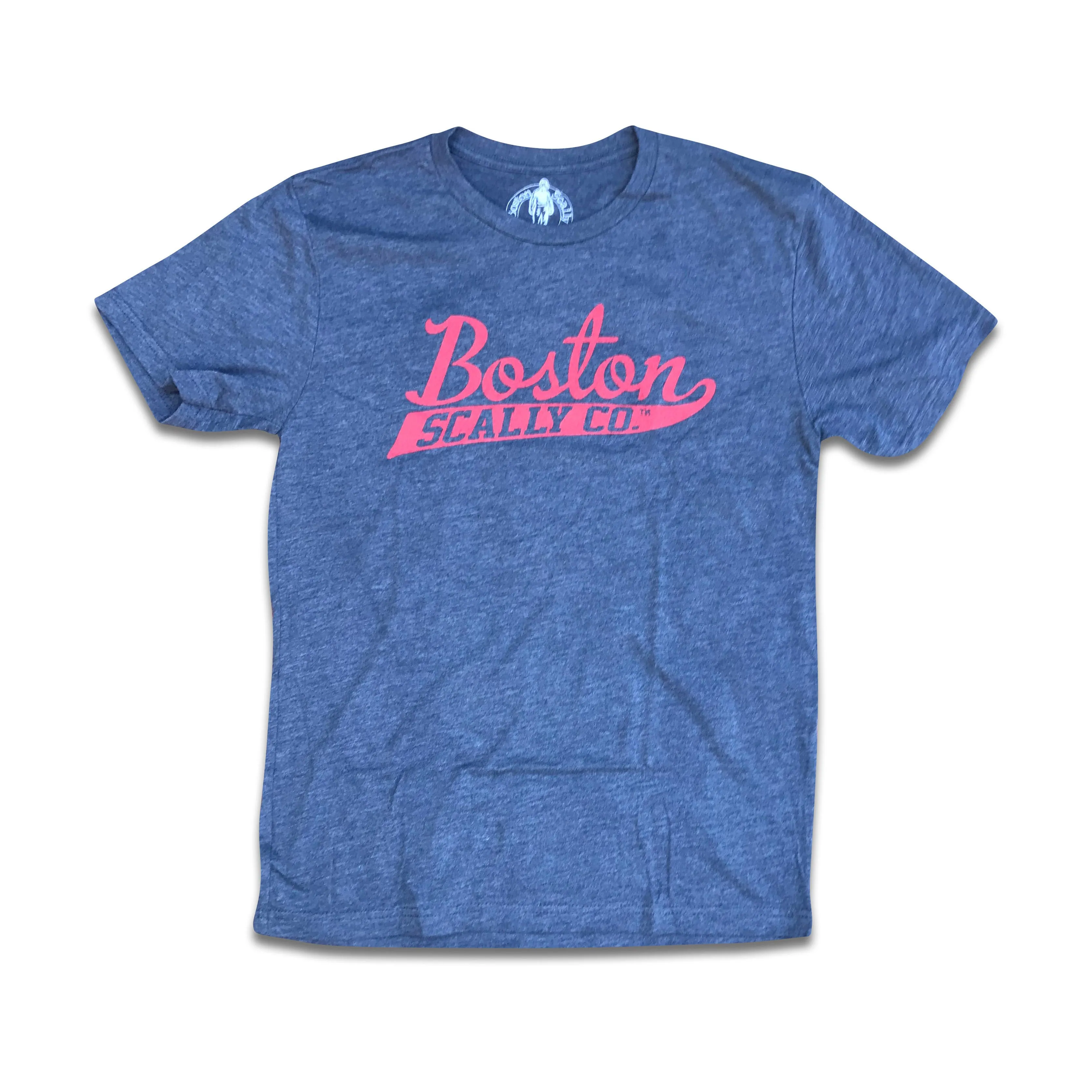 Boston Scally The Damage Done Tee T-Shirt- Game Day Blue