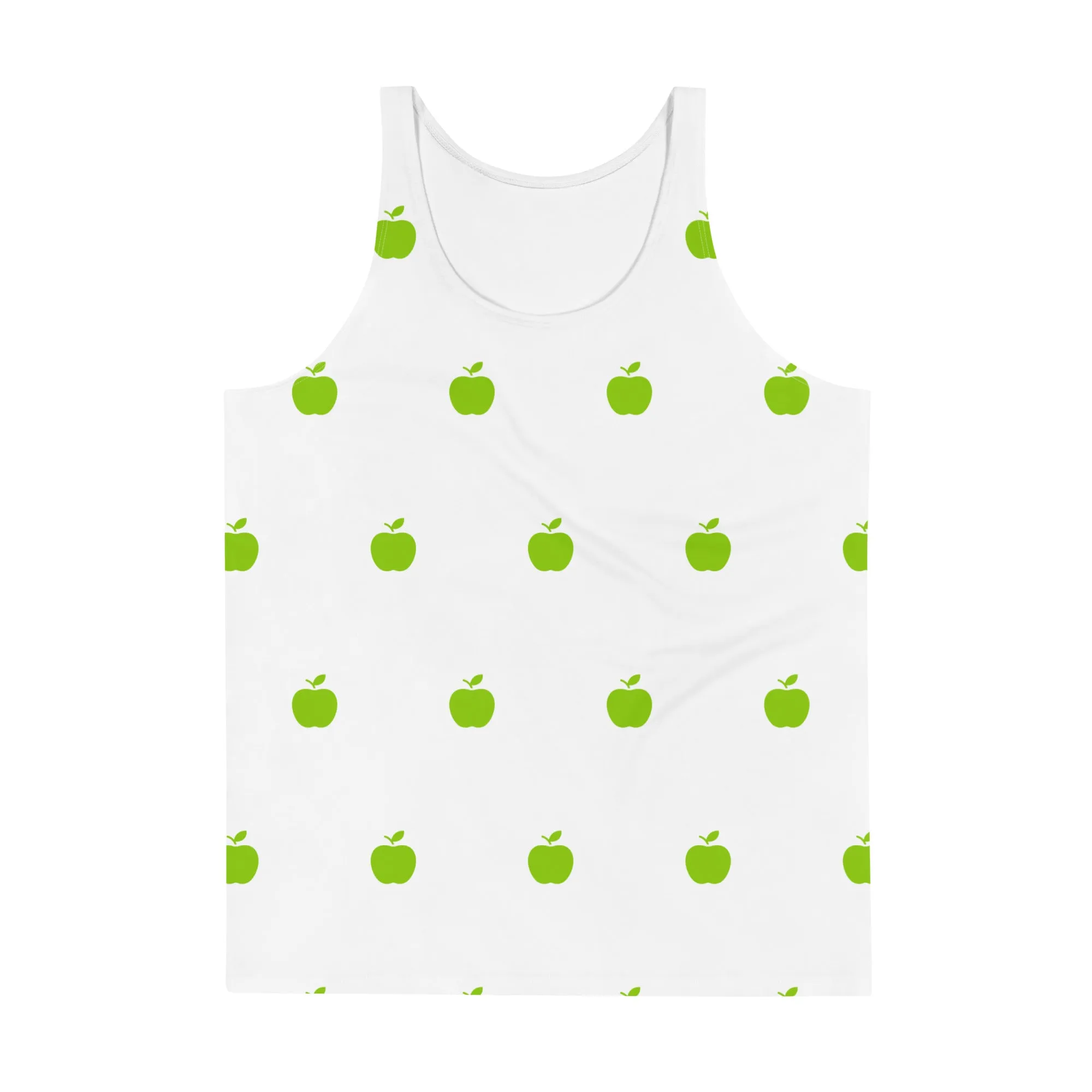 Brat Apple White Tank Top