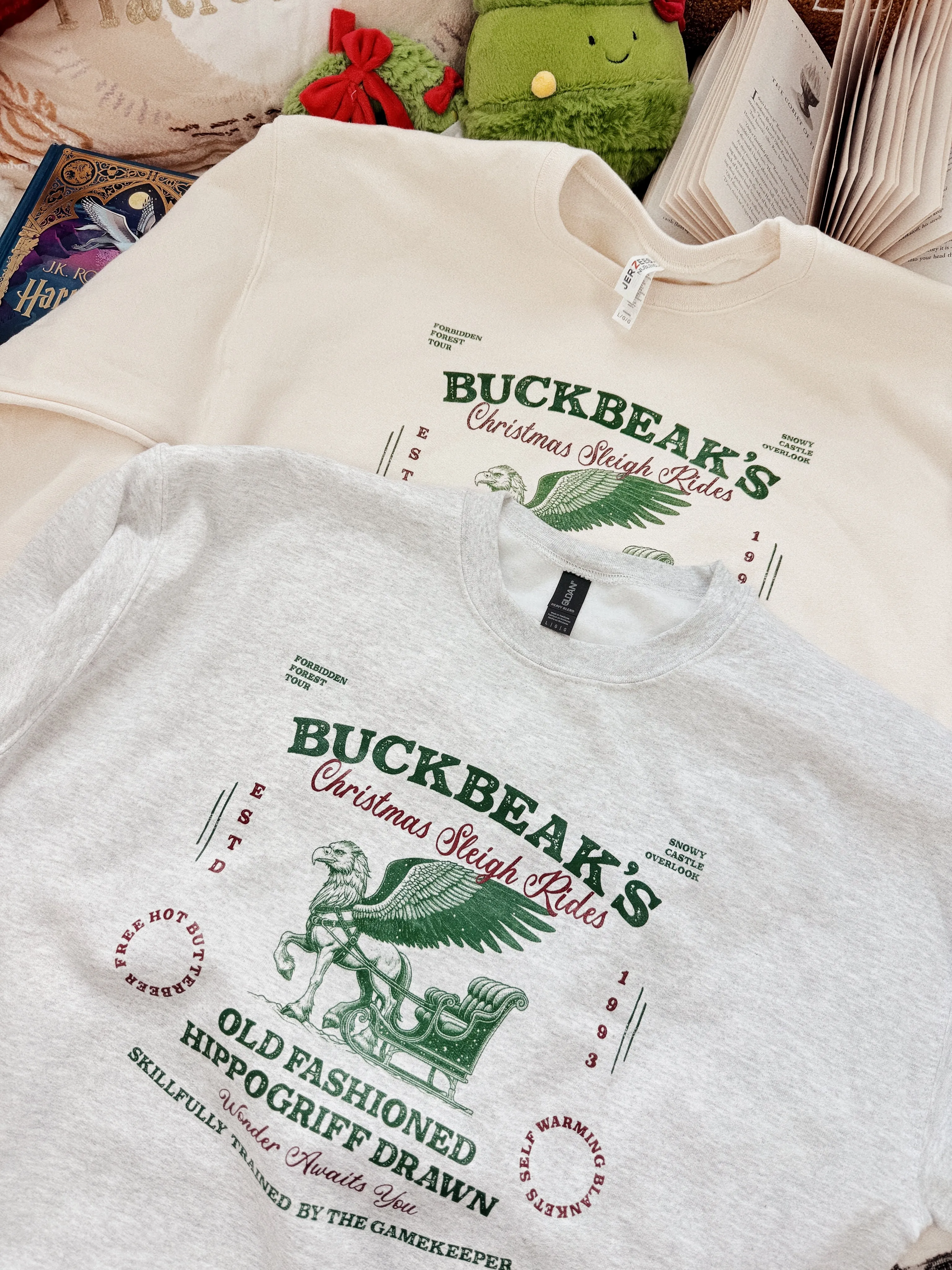 Buckbeak Sleigh Rides Sweatshirt