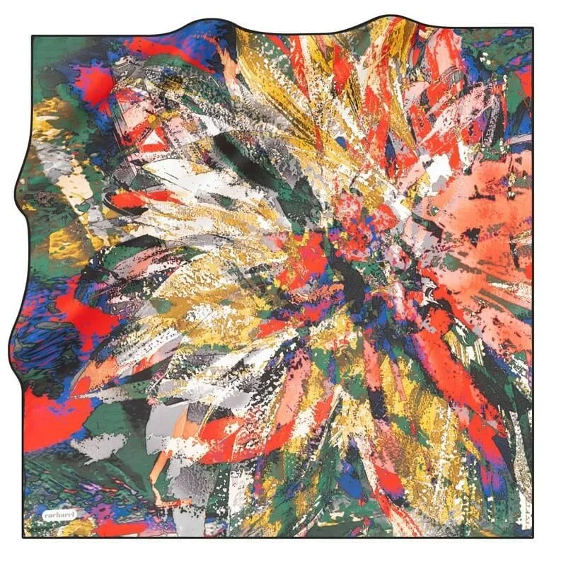 Cacharel Floral Explosion Silk Scarf No. 11