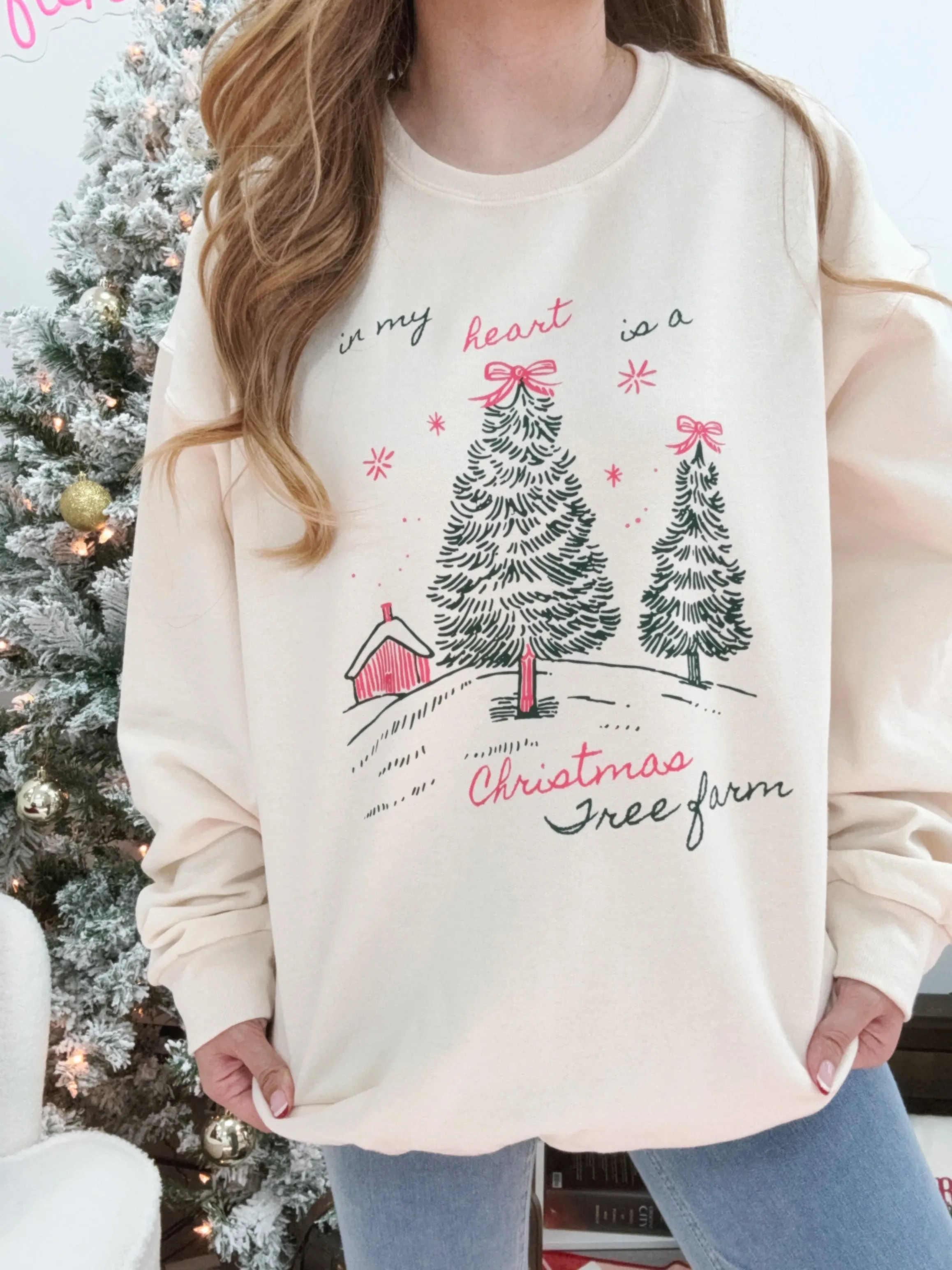 Christmas Tree Farm Crewneck Sweatshirt