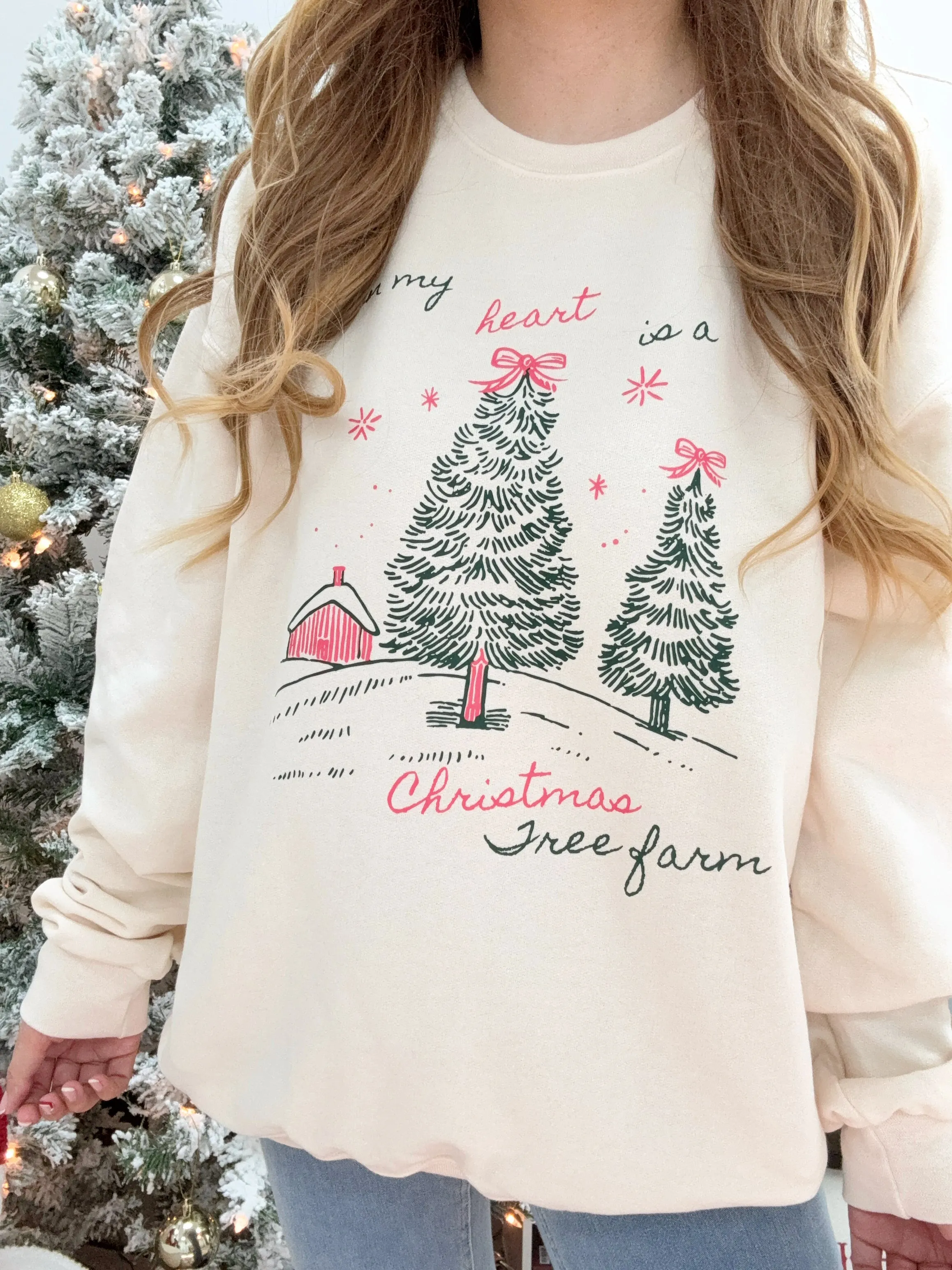 Christmas Tree Farm Crewneck Sweatshirt