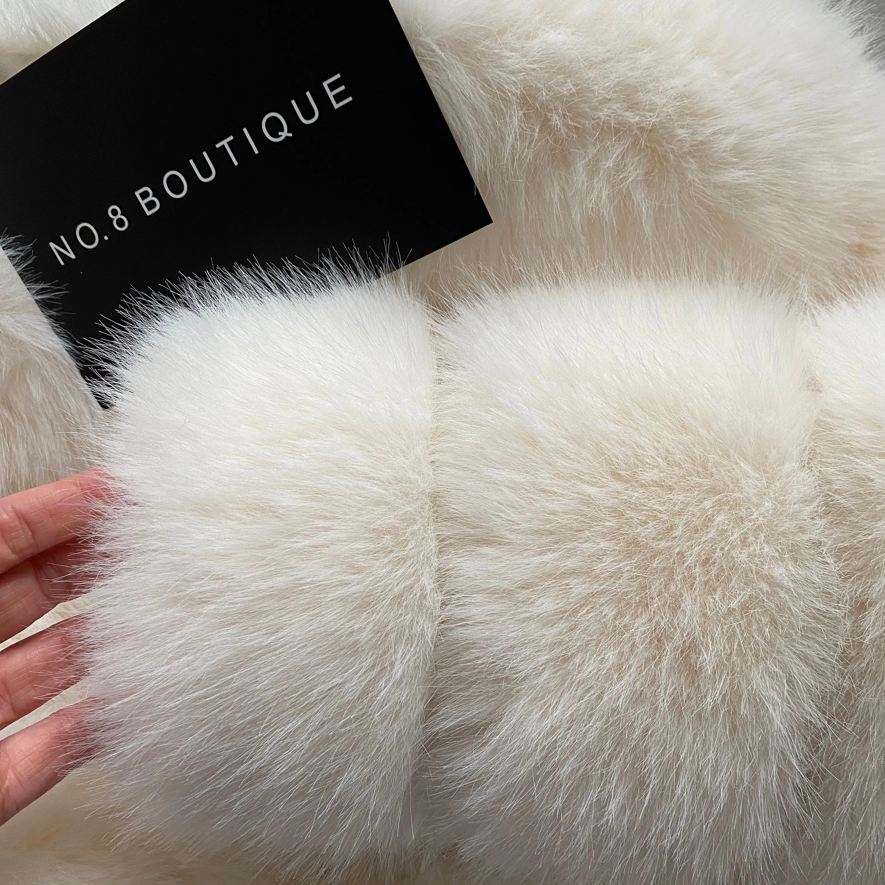 Classic 7 Row Faux Fur Coat