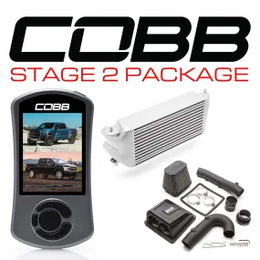 Cobb Tuning  Ford Stage 2 Power Package Silver (Factory Location Intercooler) F-150 Ecoboost Raptor / Limited - FOR0050S20SL