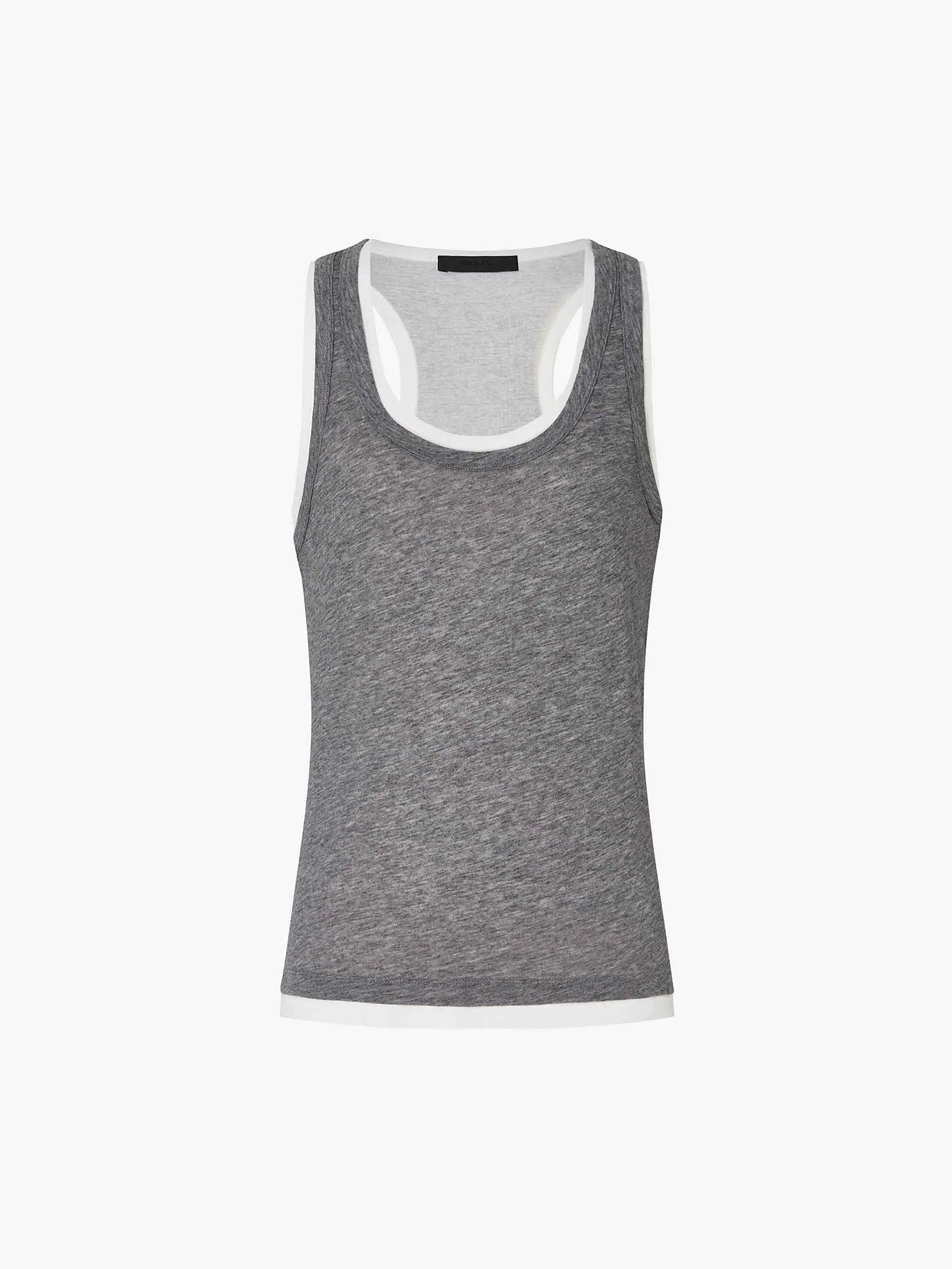 Contrast Detail Tank Top