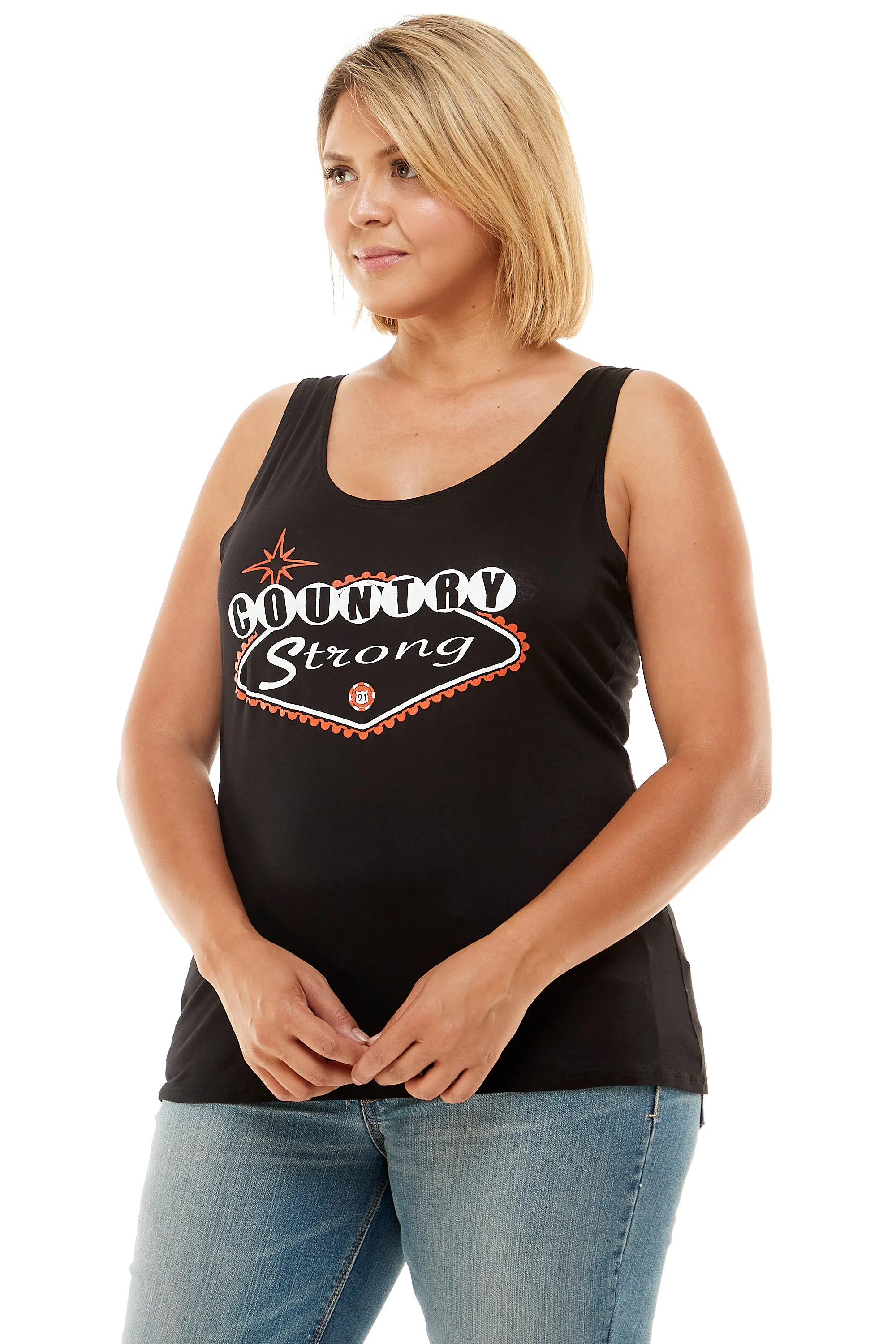 COUNTRY STRONG LAS VEGAS ROUTE 91 TANK TOP