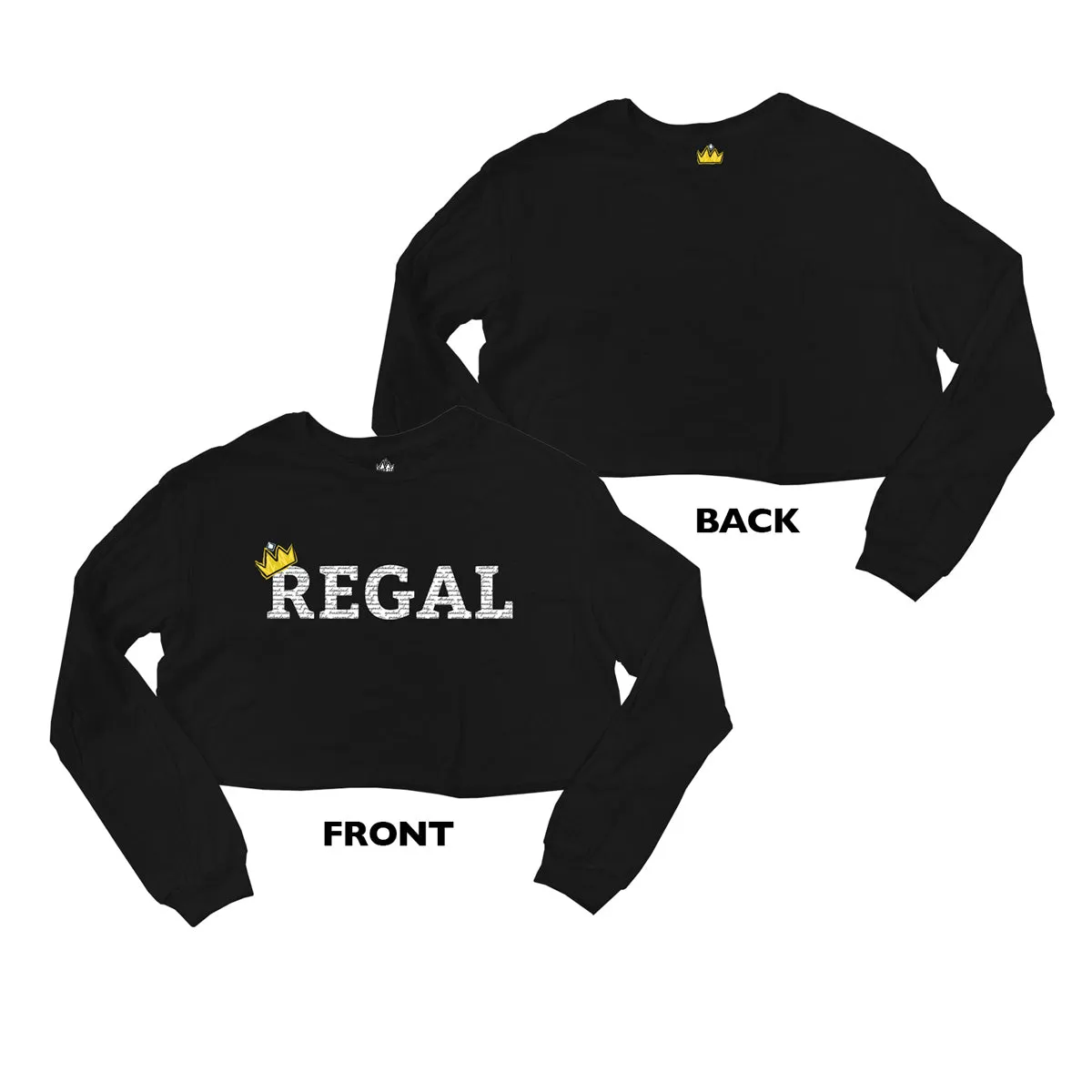 Crown My Regal Cropped Long Sleeve