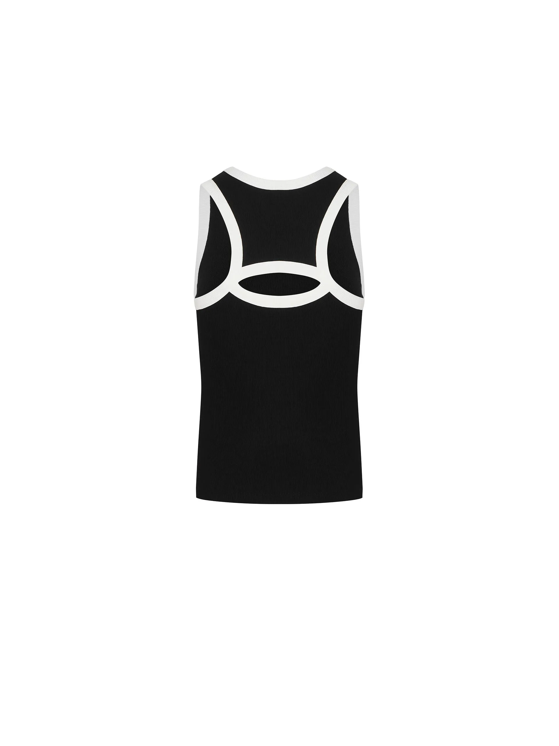 Cutout Back Tank Top