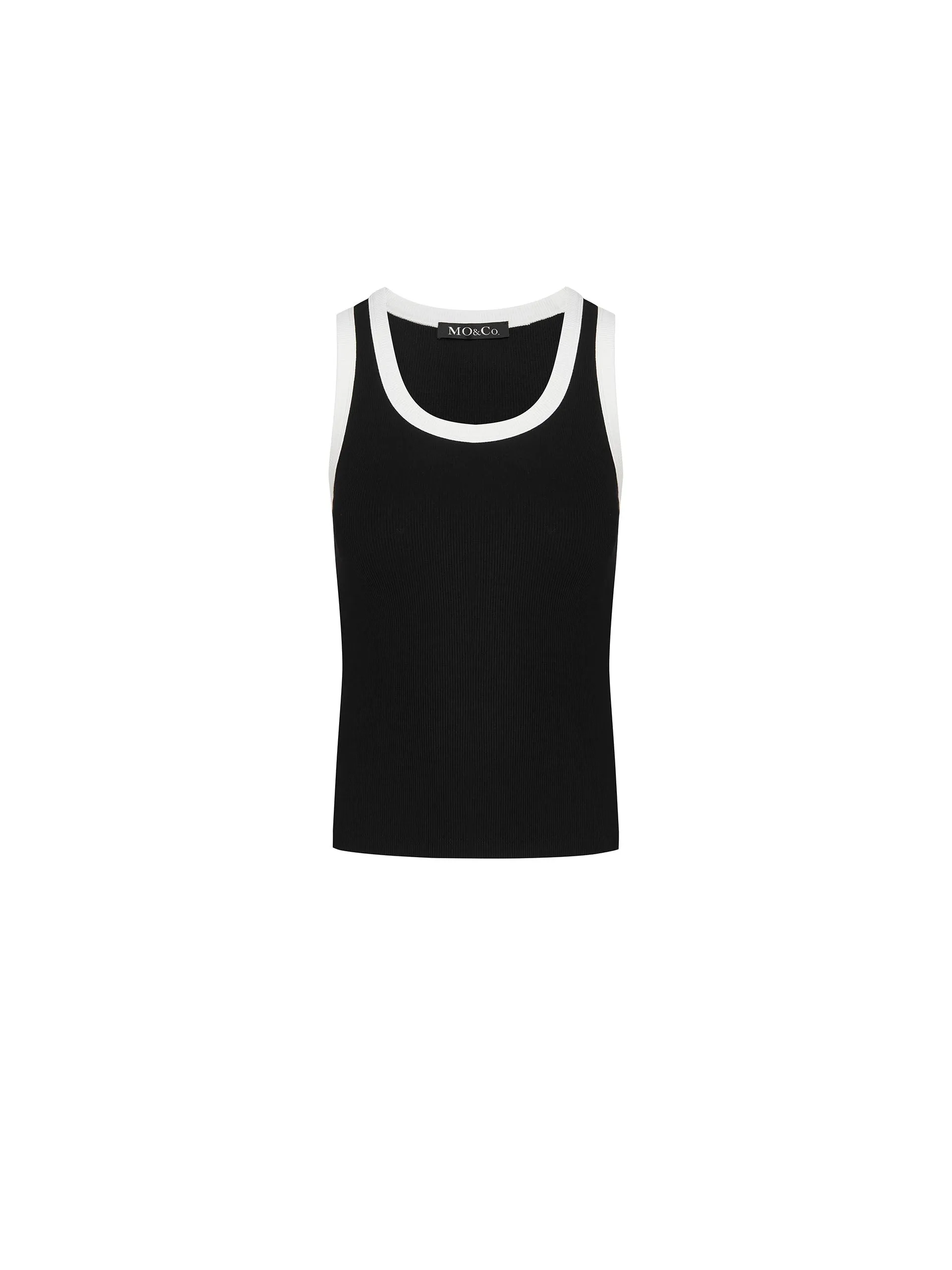 Cutout Back Tank Top