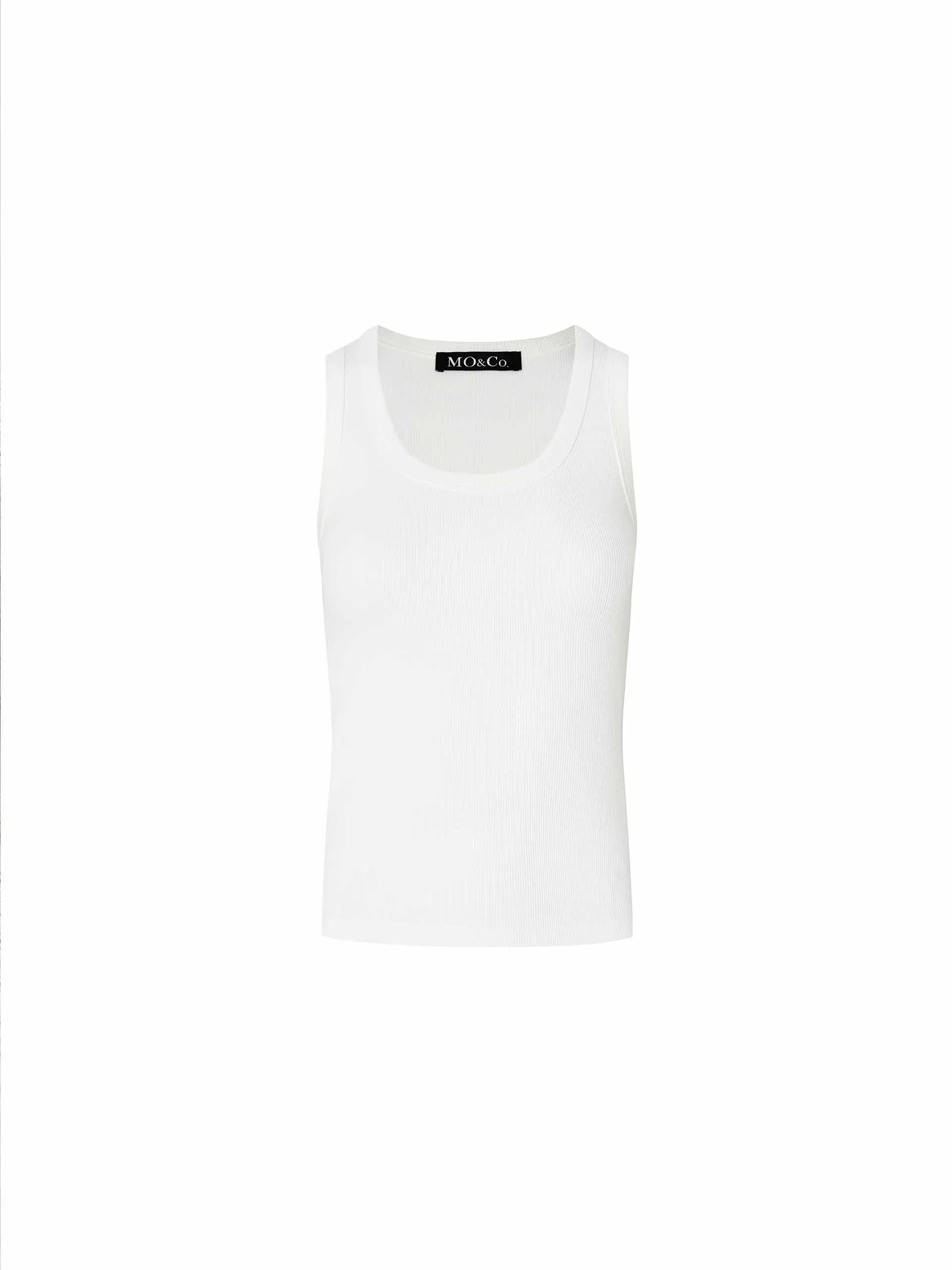 Cutout Back Tank Top