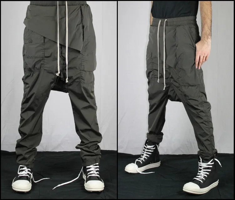 Darkshd Drop Crotch Tapered Trouser Harem Pants Jogger