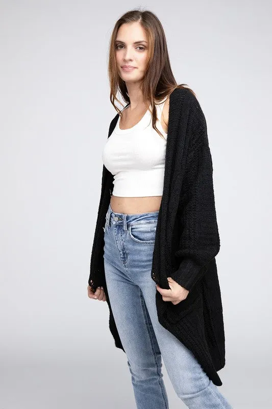 Destiny Open Front Cardigan