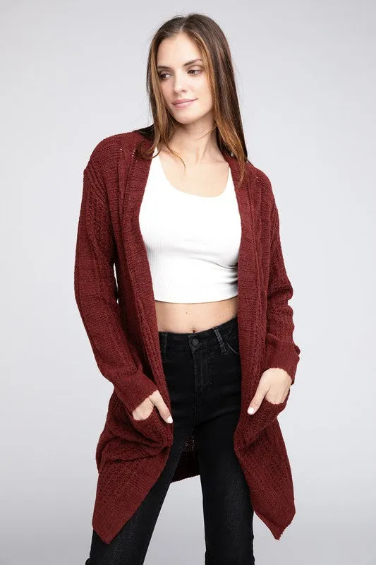 Destiny Open Front Cardigan