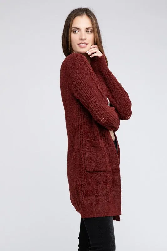 Destiny Open Front Cardigan