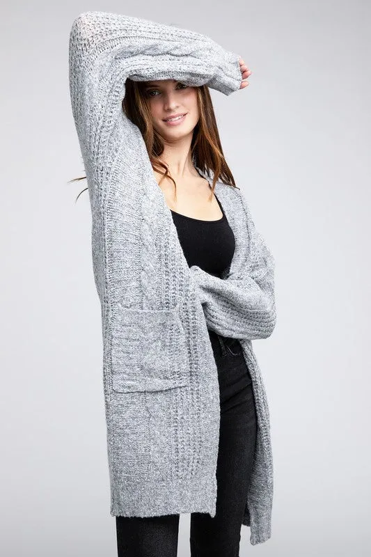 Destiny Open Front Cardigan