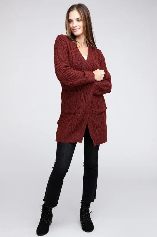 Destiny Open Front Cardigan