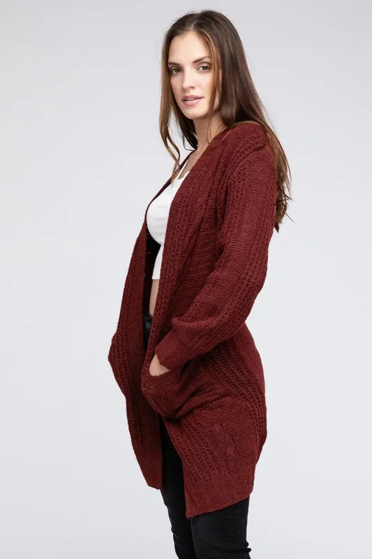 Destiny Open Front Cardigan