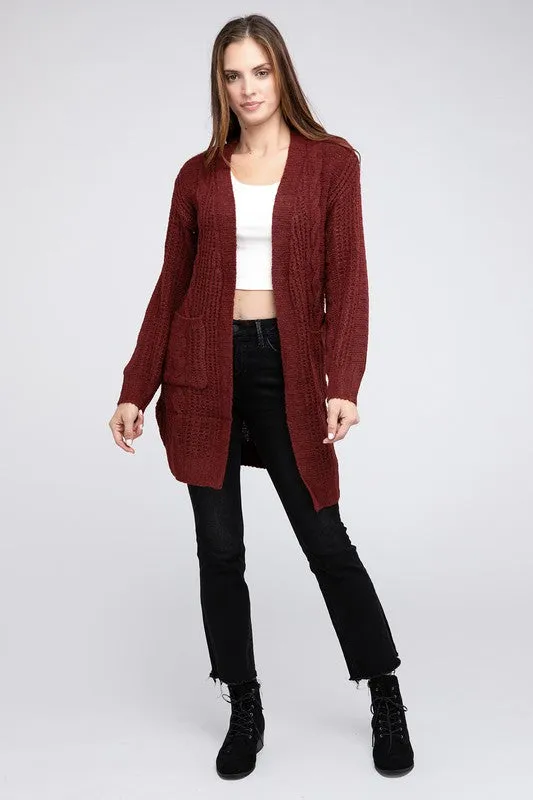 Destiny Open Front Cardigan