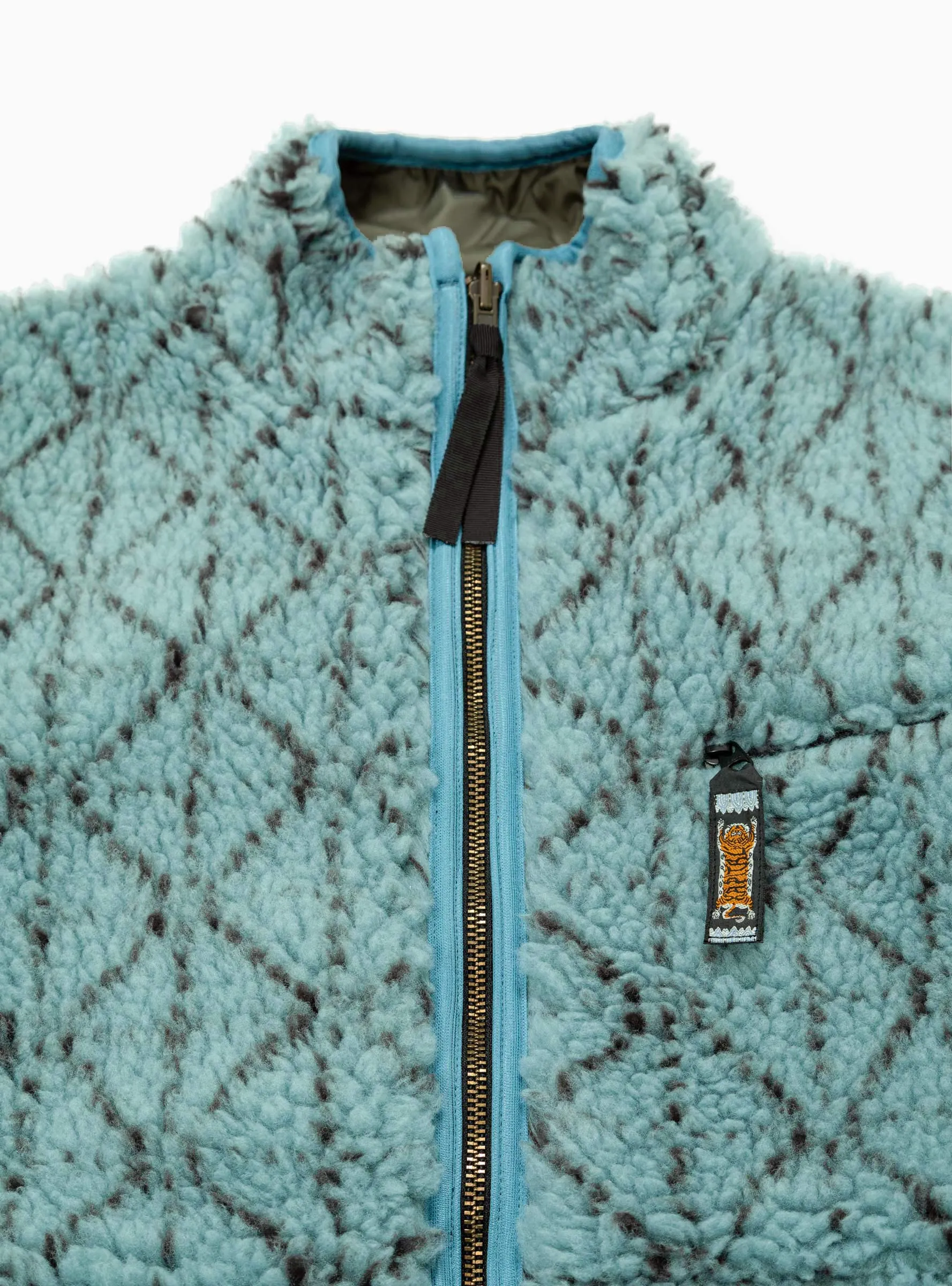 DO-GI Sashiko Boa Fleece Blue