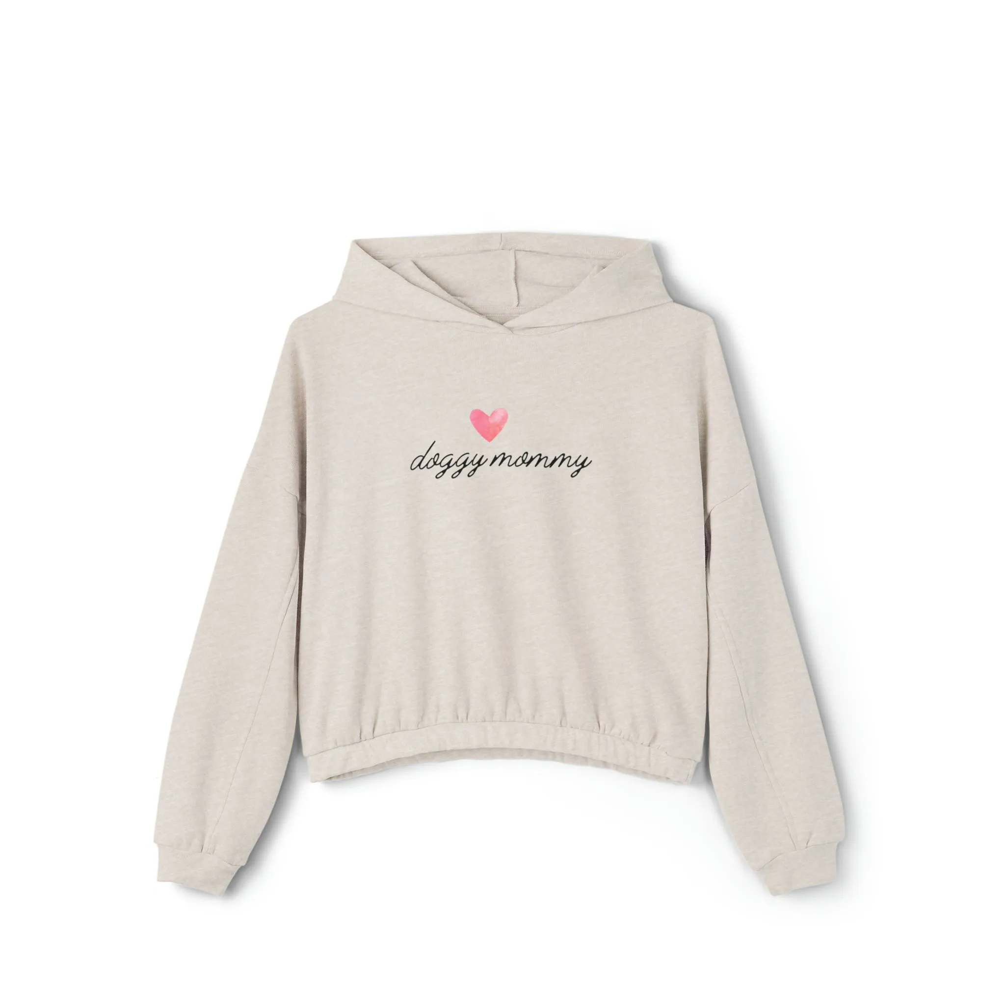 Doggy Mommy Dog Mom Womens Hoodie with Heart