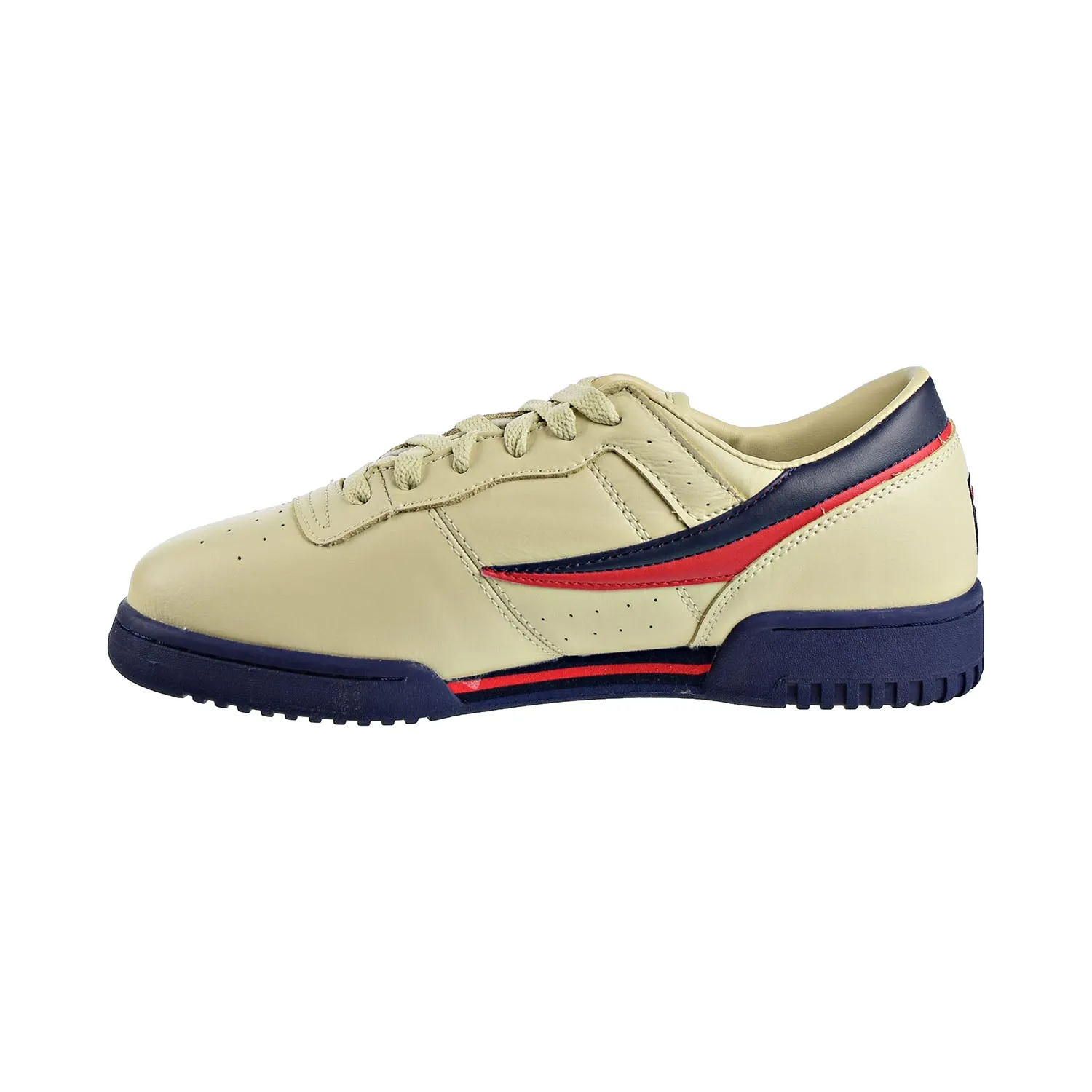 Fila Original Fitness Men's Shoes Cream/Peacoat/Fire Red